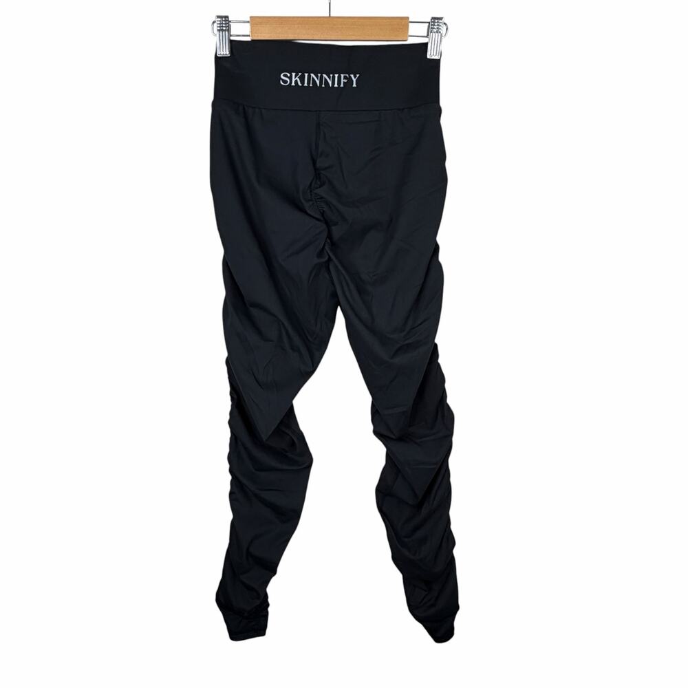 Skinnify 4 Band Resistance Leggings Medium Black Full Length Tone Sculpt